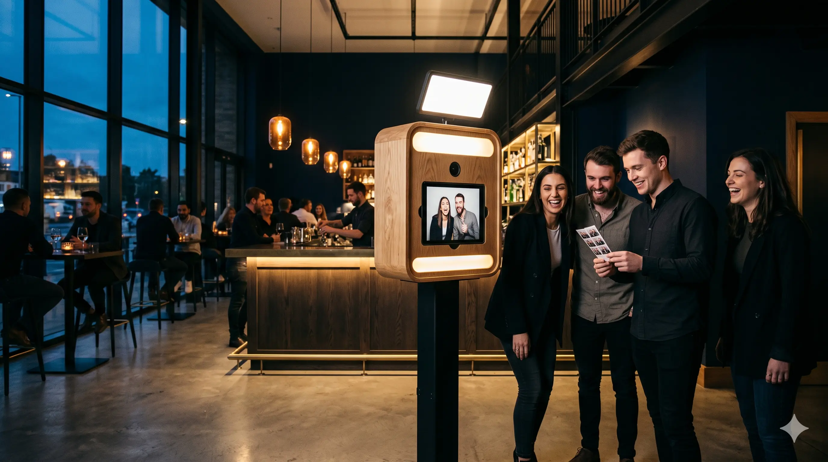 Combien rapporte un photobooth permanent en bar ?