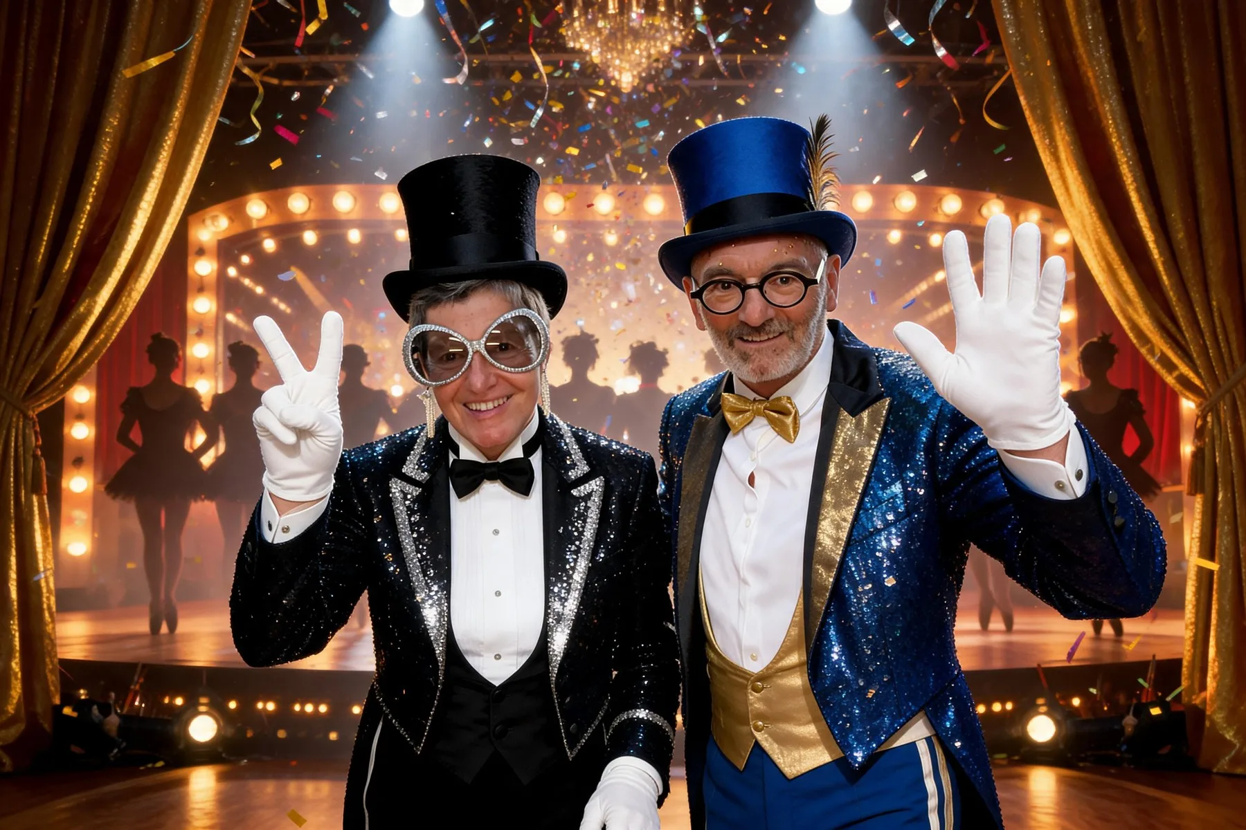 Animateurs cabaret music-hall — résultat IA FuturBooth