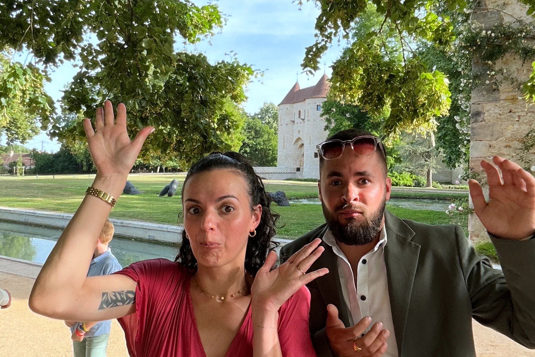 Photo originale — mariage château jardins